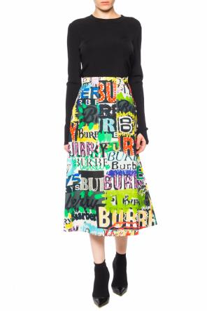 Skirt with a logo, zdjęcie 2 Skirt with a logo od Burberry